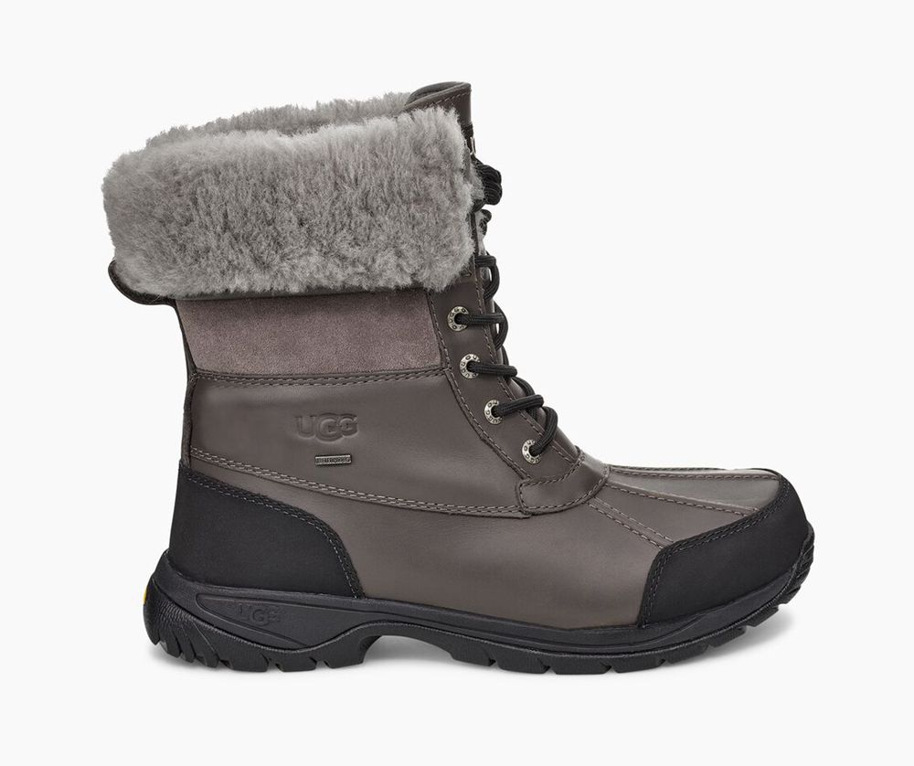 Ugg Rain Boot Mens - Ugg Butte Grey - 346XLBHWF